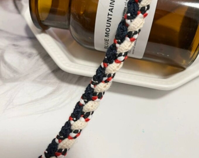 Braided Decor Trim, Costume Design Embellishment, Sold by 1 Yard