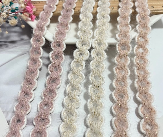 Lace trim, decor trimming for costume design sewing embellishment bridal trim headwear dress coat cuff collar bag home deco Sold by 1 yard