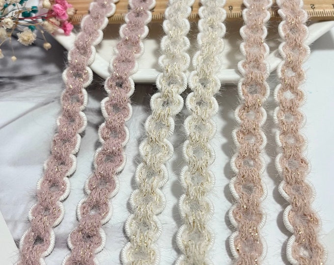 Decorative Lace Trim, Costume Design, Sewing Embellishment, Sold by 1 Yard