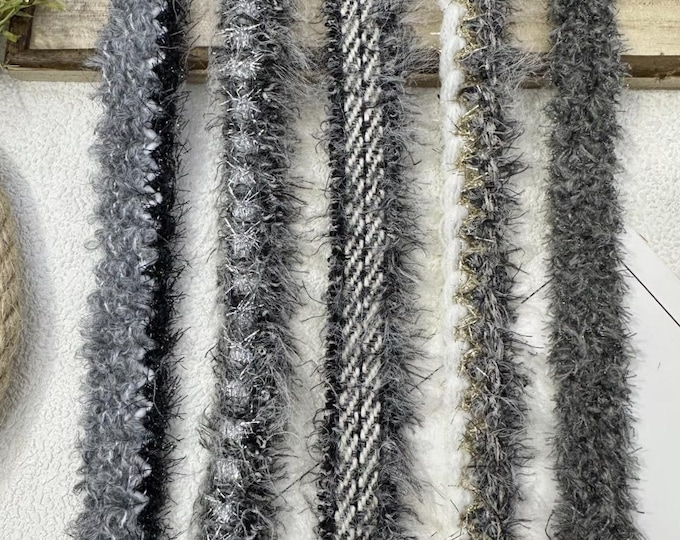 Gray Trim, Couture Dress Embellishment Sold by 1 Yard