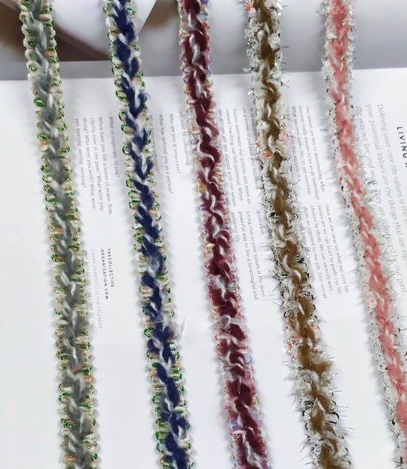 Ribbon trim, decor trimming for costume design sewing embellishment bridal trim headwear dress coat cuff collar bag home deco Sold by 1 yard