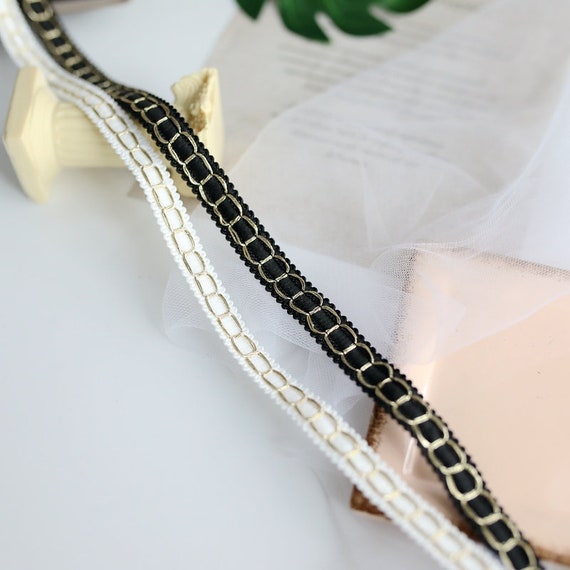 Lace trim, decor trimming for costume design sewing embellishment bridal trim headwear dress coat cuff collar bag home deco Sold by 1 yard