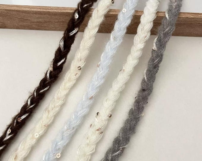 Braided Lace Trim, Costume Design, Sewing Embellishment, Sold by 1 Yard