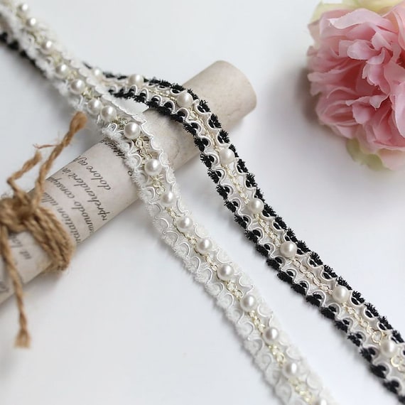 Lace trim, decor trimming for costume design sewing embellishment bridal trim headwear dress coat cuff collar bag home deco Sold by 1 yard