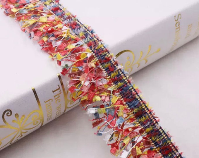 Tassel Fringe Lace Ribbon, Costume Design Trim (1 Yard)