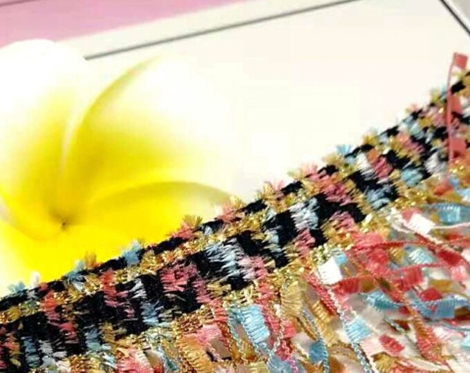 Tassel Fringe Lace Trim Ribbon - Costume, Bridal, Home Decor (Sold by 1 Yard)