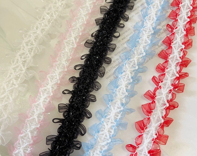 Decorative Lace Trim, Costume Design, Bridal Embellishment, Sold by 1 Yard