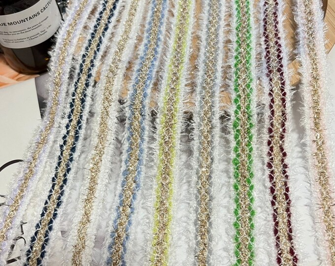 Colorful Lace Trim, Costume Design Embellishment, Sold by 1 Yard