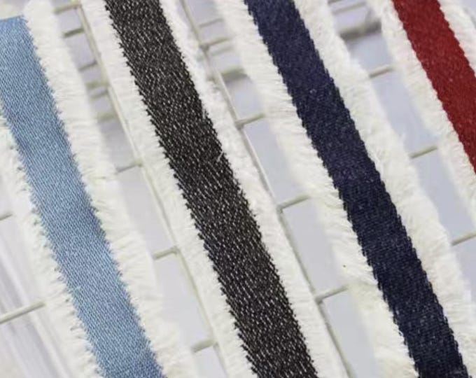 Denim Ribbon Trim, Costume & Sewing, Sold by Yard