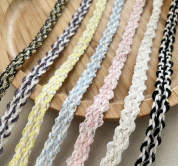 Ribbon trim, decor trimming for costume design sewing bridal trim headwear dress coat cuff collar bag home deco Sold by 1 yard