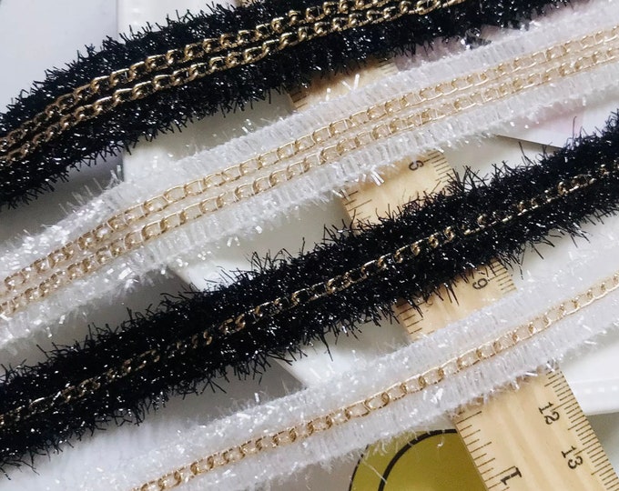 Chain Lace Costume Trim, Headwear, Collar, Sold by 1 Yard