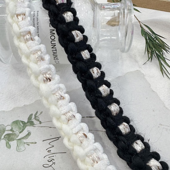 Ribbon trim, decor trimming for costume design sewing embellishment bridal trim headwear dress coat cuff collar bag home deco Sold by 1 yard