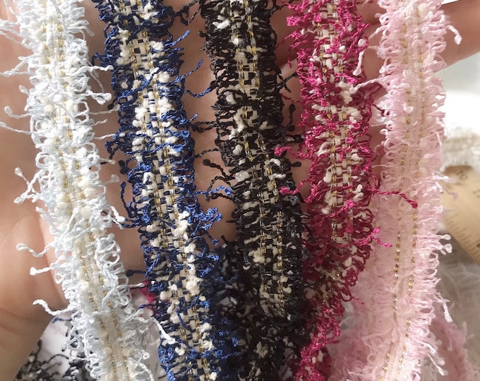 Fringe Lace Trim, Costume Design Sewing Embellishment, Sold by 1 Yard