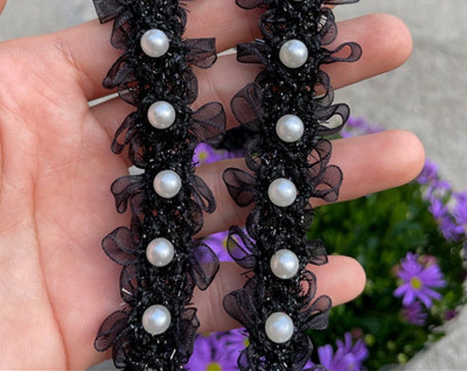 Pearl Bead Chain Trim By The Yard