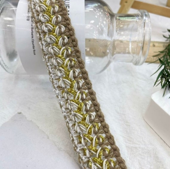 Ribbon trim, decor trimming for costume design sewing embellishment bridal trim headwear dress coat cuff collar bag home deco Sold by 1 yard