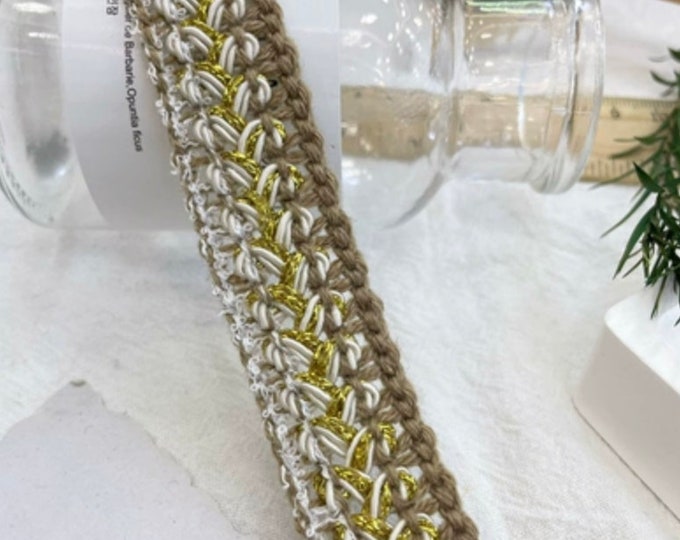 Decor Lace Trim, Sewing Embellishment, Costume Design, Sold by 1 Yard