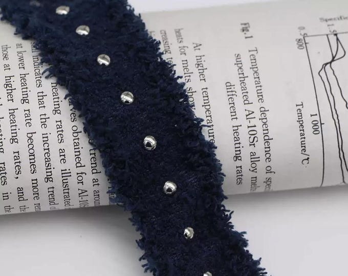 Navy trim, decoration trim