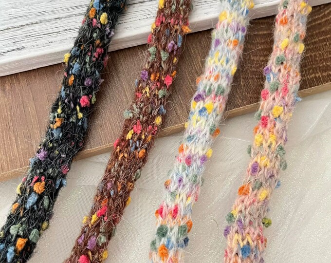 Colorful Pom Pom Lace Trim, Costume Design Embellishment, Sold by 1 Yard