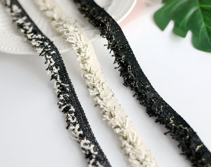 Fringe Lace Trim, Costume Design Sewing Embellishment (1 Yard)