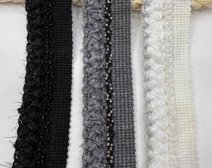 Embellished Ribbon Trim, Costume & Sewing, Sold by the Yard