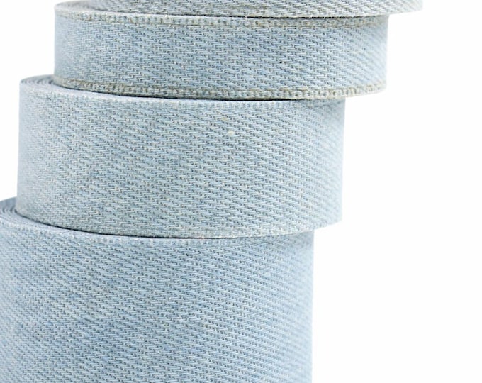 Light Denim Ribbon Trim, Costume & Sewing Decor