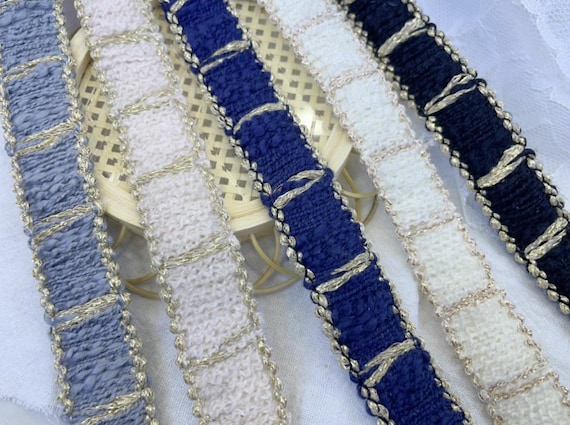 Ribbon trim, decor trimming for costume design sewing embellishment bridal trim headwear dress coat cuff collar bag home deco Sold by 1 yard
