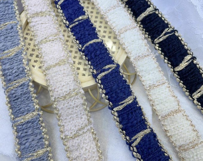 Textured Decor Trimming, Costume Design Embellishment, Sold by 1 Yard