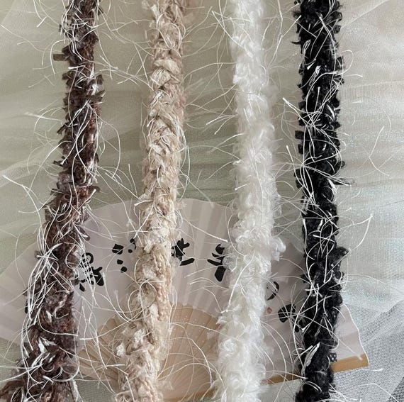 Lace trim for costume design sewing embellishment bridal trim dress coat cuff collar Sold by 1 yard