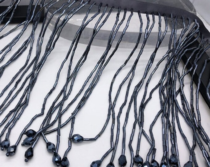 Bead Chain Fringe Trim By The Yard