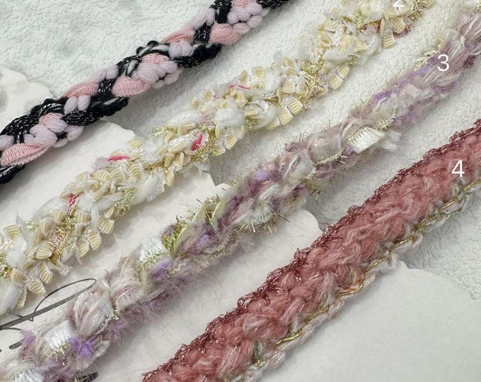 Textured Braid Lace Trim – Costume Design, Bridal Embellishment (Sold by 1 Yard)