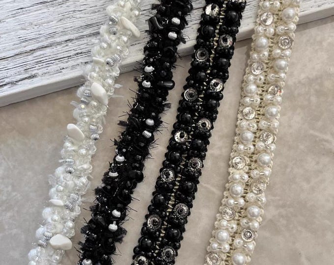 Braided Lace Trim, Costume Design Embellishment, Sold by 1 Yard