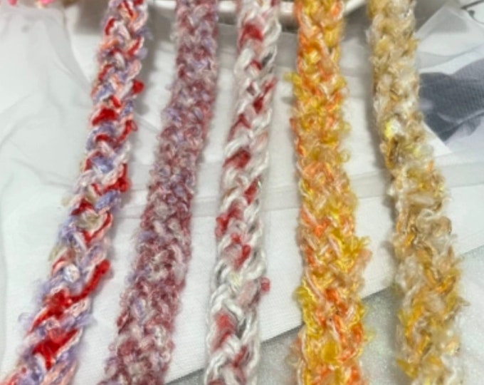 Braided Yarn Ribbon Trim, Costume Design Sewing, Sold by 1 Yard