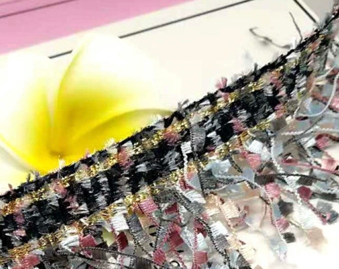 Tassel Fringe Lace Trim Ribbon, Costume & Bridal Design (Sold by 1 Yard)