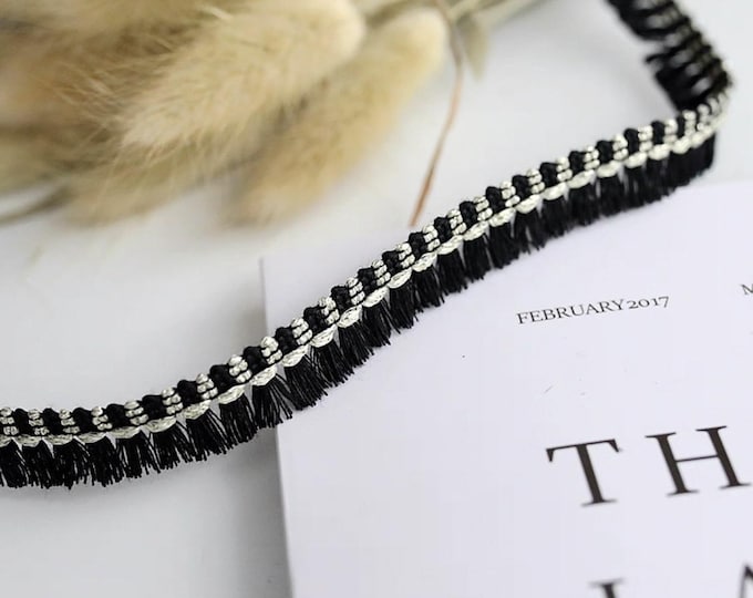 Fringe Lace Trim, Costume Design Embellishment, Sold by 1 Yard