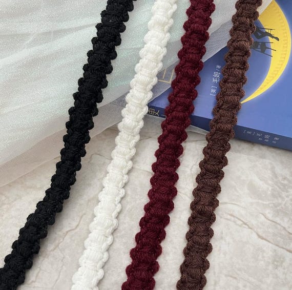 Lace trim, decor trimming for costume design sewing embellishment bridal trim headwear dress coat cuff collar bag home deco Sold by 1 yard