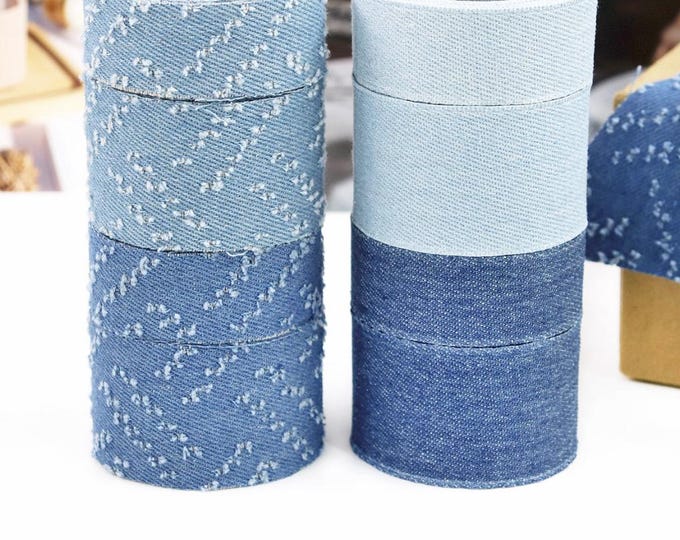 Denim Ribbon Trim for Sewing, Costume & Home Decor