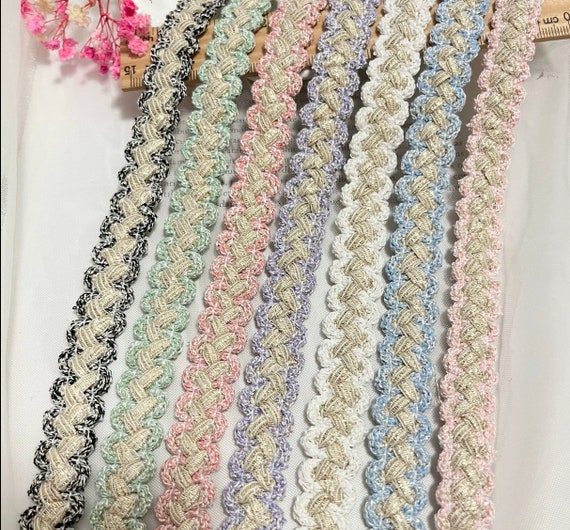 Lace trim, decor trimming for costume design sewing embellishment bridal trim headwear dress coat cuff collar bag home deco Sold by 1 yard
