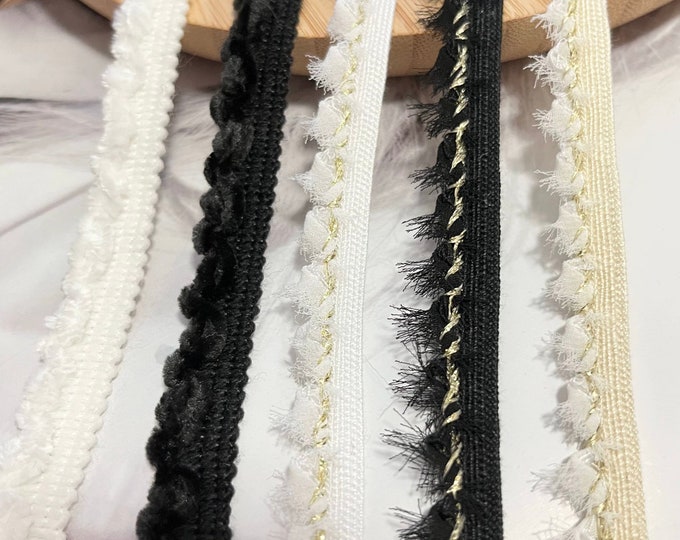 Decorative Lace Trim, Costume Design, Sewing Embellishment, Sold by 1 Yard