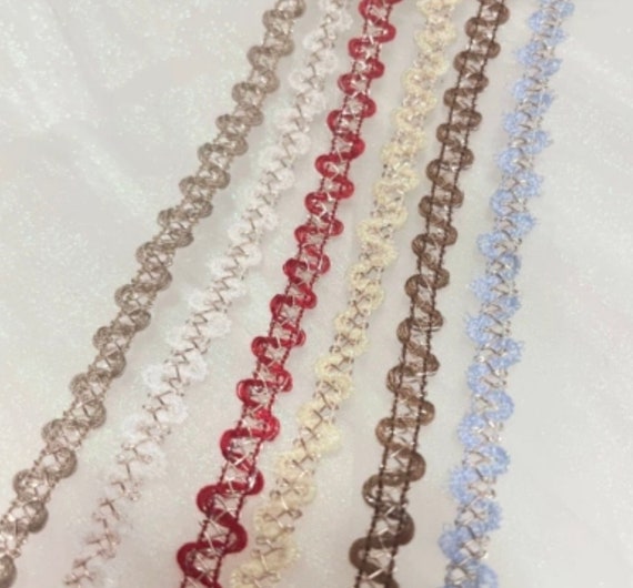 Ribbon trim, decor trimming for costume design sewing bridal trim headwear dress coat cuff collar bag home deco Sold by 1 yard