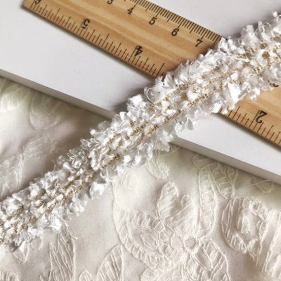 Lace trim, decor trimming for costume design sewing embellishment bridal trim headwear dress coat cuff collar bag home deco Sold by 1 yard