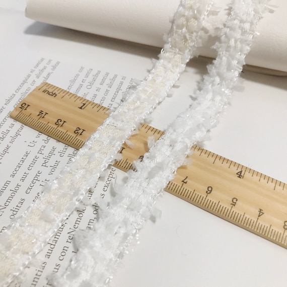 Lace trim, decor trimming for costume design sewing embellishment bridal trim headwear dress coat cuff collar bag home deco Sold by 1 yard
