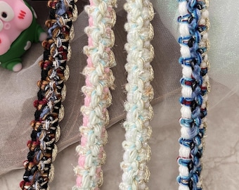 1.5cm Ribbon Trim, Costume Design Craft Trimming, Sold by 1 Yard