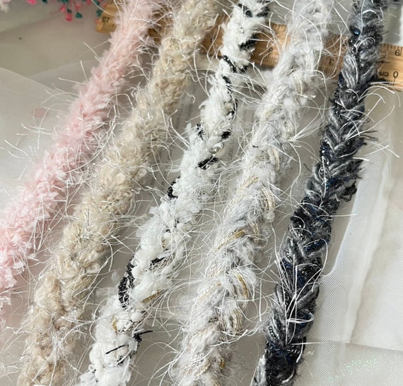 Lace trim, decor trimming for costume design sewing embellishment bridal trim headwear dress coat cuff collar bag home deco Sold by 1 yard