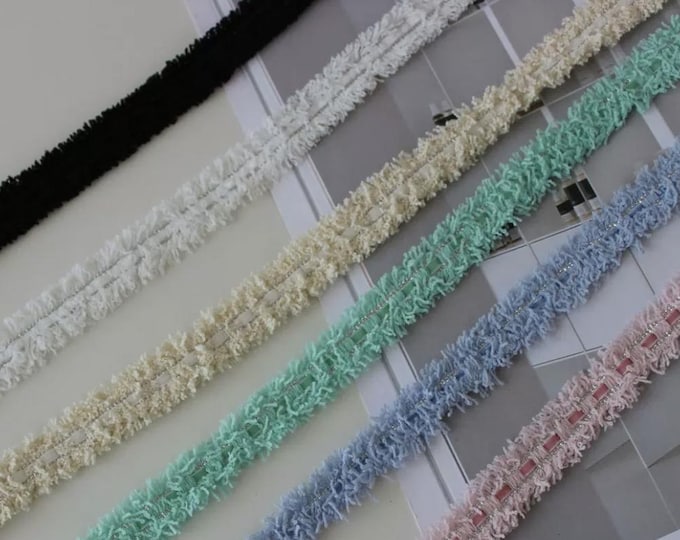 Fringe Lace Trim, Costume & Bridal Embellishment - Sold by 1 Yard