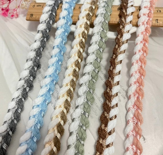 Lace trim, decor trimming for costume design sewing embellishment bridal trim headwear dress coat cuff collar bag home deco Sold by 1 yard