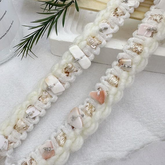 Ribbon trim, decor trimming for costume design sewing embellishment bridal trim headwear dress coat cuff collar bag home deco Sold by 1 yard