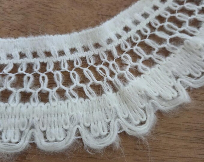 Wide Stretchy Crochet Lace Trim, Sold by the Yard (7.5cm)