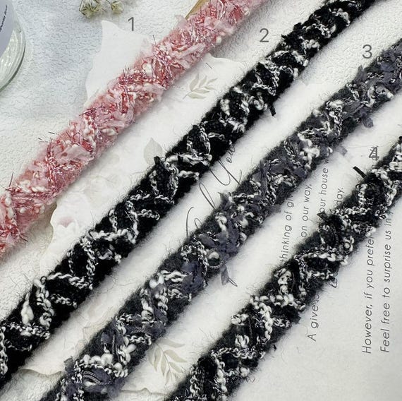 Ribbon trim for costume design sewing embellishment bridal trim dress coat cuff collar Sold by 1 yard
