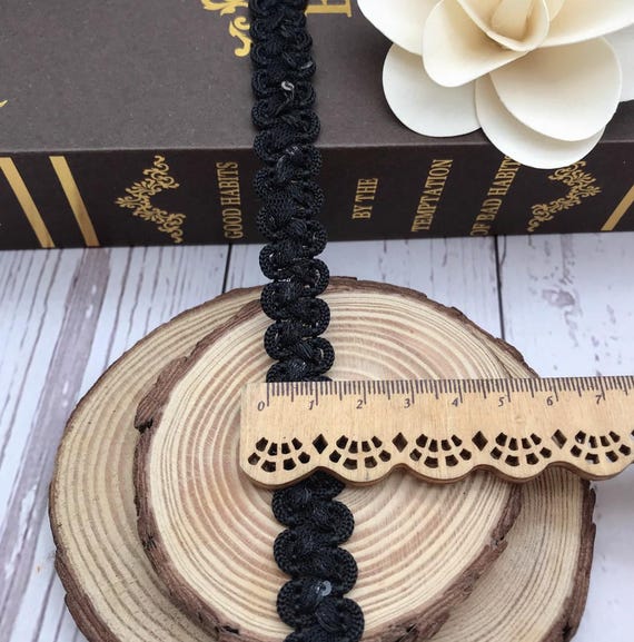 Ribbon trim, decor trimming for costume design sewing embellishment bridal trim headwear dress coat cuff collar bag home deco Sold by 1 yard