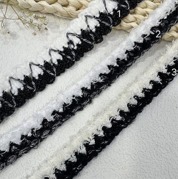 Ribbon trim for costume design sewing embellishment bridal trim dress coat cuff collar Sold by 1 yard